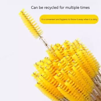 50 шт. Щеточка для туши, аппликатор для ресниц, принадлежности для наращивания ресниц, Щеточка для бровей, нежная и эффективная Щеточка-аппликатор