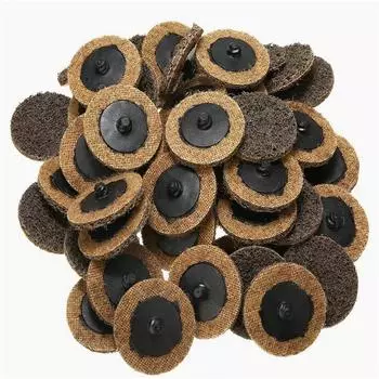 50 шт. шлифовальные диски, 3800-5000 об/мин, быстросменные диски для подготовки поверхности для нержавеющей стали