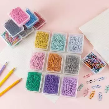 50 шт. скрепки из цинкового сплава, металлические, цветные, зажимы для папок, мини-закладки, зажимы для офиса 15