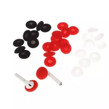 50 шт. сменные амбушюры для наушников-вкладышей, мягкие губчатые чехлы для гарнитуры, амбушюры для наушников, чехлы для наушников 50Pcs Black