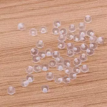 50 шт., сменные шарики для украшений для пирсинга, прозрачный акрил, 1,2 х 3 мм as described