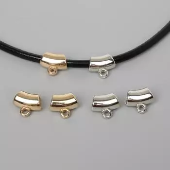 50 шт., спиральные и локоть, пластиковые кулонные бусины CCB с застежкой, свободные бусины-разделители для изготовления ювелирных изделий, ожерелья, браслета «сделай сам» золотой