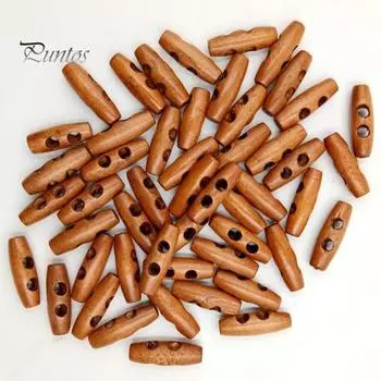 50 шт. старинные деревянные пуговицы колонна с двумя отверстиями шитье поделки для скрапбукинга подарок