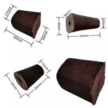 50 шт. стартовых блоков для посева без почвы, хороший дренаж, губчатые кубики для рассады, садовые принадлежности для всех типов растений, гидропонные почвы