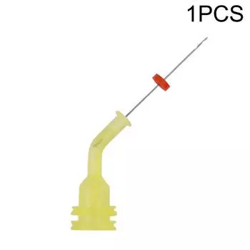 50 шт. стоматологических эндодонтических игл для ирригации с двухсторонним отверстием одноразовые многоразовые насадки для шприца для корневых каналов стоматологические материалы жёлтый