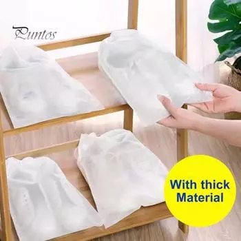 50 шт., сумки для хранения обуви, супер мягкие водонепроницаемые сумки из нетканого материала, сумки для хранения обуви, упаковочные органайзеры для дома M