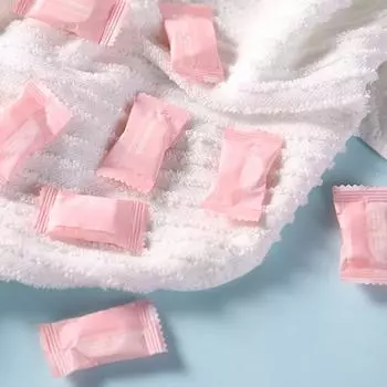 50 шт., сжатое полотенце с высоким водопоглощением, удобное одноразовое полотенце из чистого хлопка для путешествий, одноразовое моющее лицо для отеля 50pcs