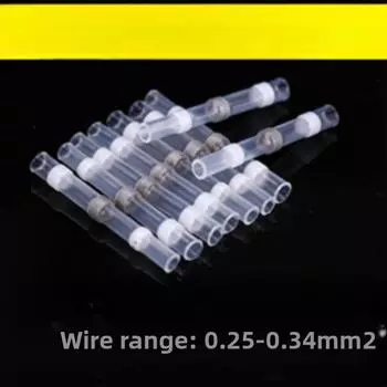 50 шт., термоусадочный разъем для электрических автомобильных проводов, экструзионные клеммы для припоя, блок заделки кабеля, зажим для проводов 50PCS