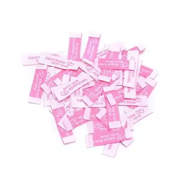 50 шт. Ткани ручной работы этикетки вышивка печатные бирки Diy швейные аксессуары