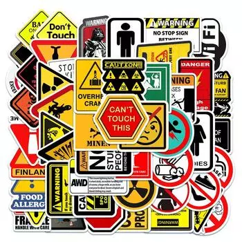 50 шт. Трендовые наклейки для автомобилей и багажа, съемные, граффити, мультяшные