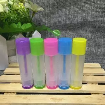 50 шт. тюбики для помады, экологически чистые многоразовые пластиковые мини-пустые тюбики для глазури для губ, косметические принадлежности «сделай сам» для дома зелёный