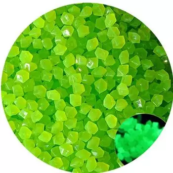 50 шт. уличные светящиеся камни светятся в темноте садовая галька украшение аквариума оранжевый