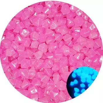 50 шт. уличные светящиеся камни светятся в темноте садовая галька украшение аквариума светло-зеленый