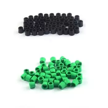 50 шт./упак. 1/4 прокладка для шланга зарядки, ремонтное уплотнение коллектора чёрный