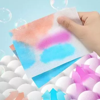 50 шт./упак., полезная экономия времени, использование и выброс, антипятнистая таблетка для стирки, красочная одежда, защита цвета, впитывающая бумага, товары для дома