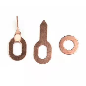 50 шт./упак. смешанная шайба, набор из омедненной стали, высокое качество, подходит для точечной сварки, аксессуары, расходные материалы CHINA