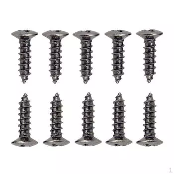 50 шт./упак. Винты для крепления пикгарда для деталей бас-гитары - стержень 3 мм, длина 1/2 дюйма