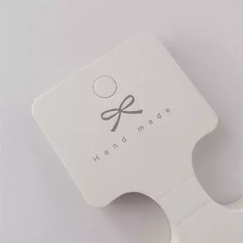 50 шт., упаковка для ювелирных изделий, бирка для упаковки своими руками для ожерелья, браслетов, повязки на голову, держателя для веревки для волос, картон