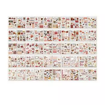 50 шт. Винтажные наклейки из материала Серия Lifebook Васи Полноцветная Ретро-наклейка для Ежедневника