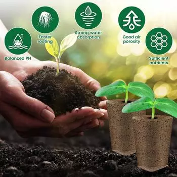 50 шт. в упаковке губки для выращивания семян гидропонные стартовые сменные губки для роста корней садовые стручки аксессуары для посадки в саду