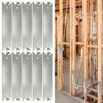 50 шт. в упаковке гвоздевые пластины стальные защитные пластины кабельные защитные пластины щиток для защиты от гвоздей щиток для деревянных стоек