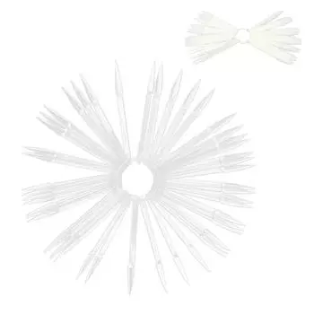 50 шт. веерообразных палочек для демонстрации лака для ногтей, демонстрационная доска для лака, инструмент для демонстрации лака Transparent