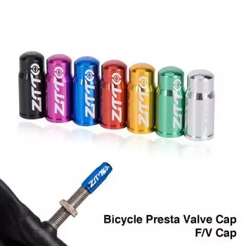 50 шт. велосипедные клапаны ZTTO, нержавеющие принадлежности для велосипеда, SchraderValve, защита для велосипедных колес, покрытая шинами