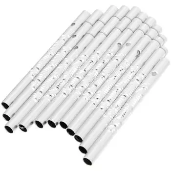 50 шт. ветряная музыка садовые уличные металлические колокольчики для улицы принадлежности для самостоятельной сборки колокольчиков для ветра 7x0.5cm