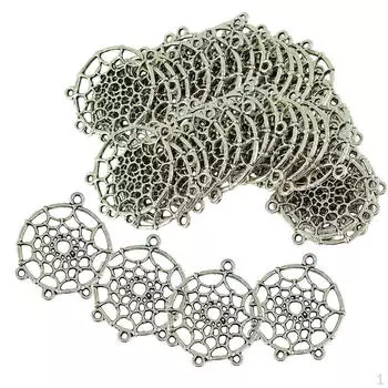 50 шт., винтажный стиль, серьги, ожерелье, сделай сам, изготовление подвесного соединителя, швейные ремесла, украшения