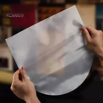 50 шт. внутренние конверты для виниловых пластинок, пылезащитные, устойчивые к царапинам, антистатические, пластиковые, с круглым дном, защитные конверты EP 7inch