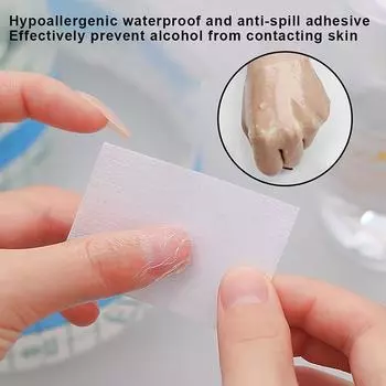 50 шт. водонепроницаемая прозрачная лента для дизайна ногтей полиуретановая пленка медицинский лейкопластырь перевязочная лента аптечка первой помощи лейкопластыри 7CM