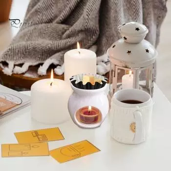 50 шт. вставок для расплава воска, герметичные вставки для подогрева воска, многоразовые стаканчики для расплава воска для восковой горелки, воскотопки, подогреватели свечей небесно-голубой