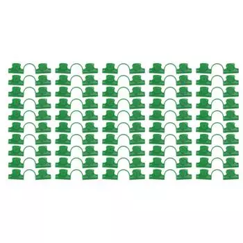 50 шт. зажим для теплицы ПЭ пластик 2 головки зажим для пленки для растений зажим для листа почвы для садоводства 8 мм / 8mm