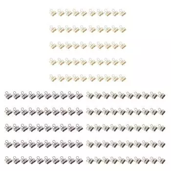 50 шт. зажимов 32 мм металлические с сильной силой зажима полые бумажные скрепки для офиса школы дома Gold