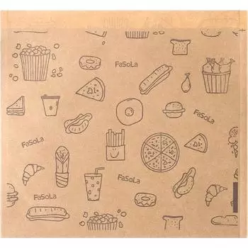 50 шт. Жиронепроницаемый бумажный пакет, пакет из крафт-бумаги, пакет для упаковки пищевых продуктов, одноразовая упаковка в коробке для цветов ds none