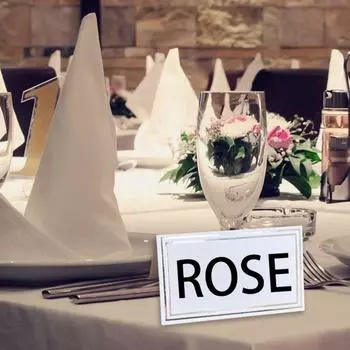 50 шт. Золотая фольга, рамка для рассадки на стол, карточки с названием стола, сообщение, поздравительная открытка, рассадка на ужин