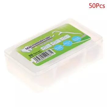 50 шт зубная нить зубочистка чистка межзубных промежутков уход за полостью рта