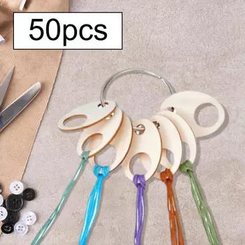 50 штук деревянных ниток Drops Cross Stitch Organizing Lightweight Storage Floss