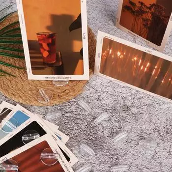 50 штук подставки для игровых карт полупрозрачные реквизиты бумажные подставки для карт