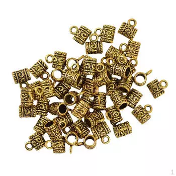 50 штук ремешок-слайдер вешалка из бисера висячие подвески соответствующие браслеты ожерелья подвески