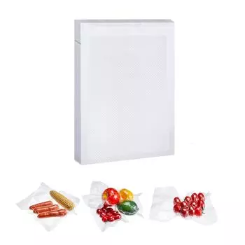 50 штук вакуумных упаковочных пакетов 20x30 см вакуумный пакет вакуумная упаковочная машина специальный пакет вакуумный виниловый тисненый пищевой пакет термостойкий пищевой без BPA