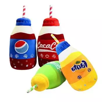 50 см 3D имитация газированного напитка плюшевая подушка смешная Sprite Cola Fanta Soda мягкая мультяшная кукла спинка подушка лучший подарок