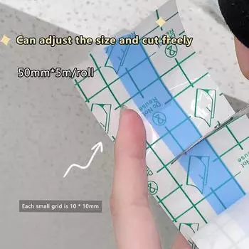 50 см искусственная пленка для дизайна ногтей, защитная пленка для пальцев, самоклеящаяся лента, фиксатор повязки на рану, инструменты для ухода за кожей, маникюрные инструменты