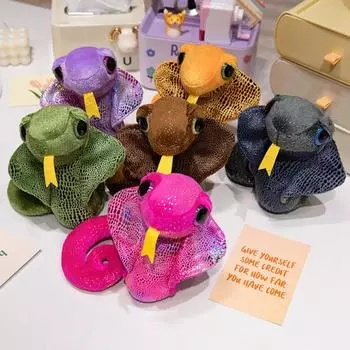 50 см плюшевая игрушка змея мультфильм зодиак мягкие игрушки змеи плюшевые мягкий домашний декор на год змеи розовый