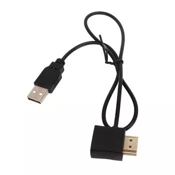 50 см выходной кабель-адаптер HD-выход «папа-мама» с интерфейсом USB 2.0 TPE и металлическим выходным кабелем HD