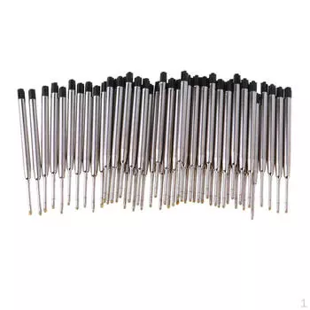 50 сменных картриджей для школьных канцелярских принадлежностей чёрный