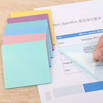 50 страниц красочных и прозрачных стикеров