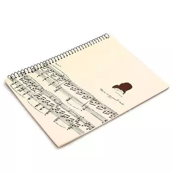 50 страниц Школьные принадлежности Профессиональный пустой лист Композиторский нотный стан Бумага для письма
