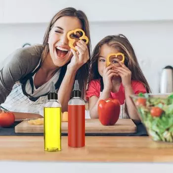 50 упаковок прозрачных бутылок-дозаторов 4 унции пластиковые бутылки-сжиматели 120 мл LDPE пластик