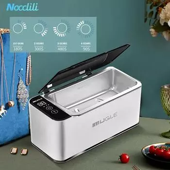 50 Вт цифровой ультразвуковой очиститель ультразвуковая ванна вибрационная ультразвуковая машина для чистки ювелирных изделий, очков, плат, часов us белый